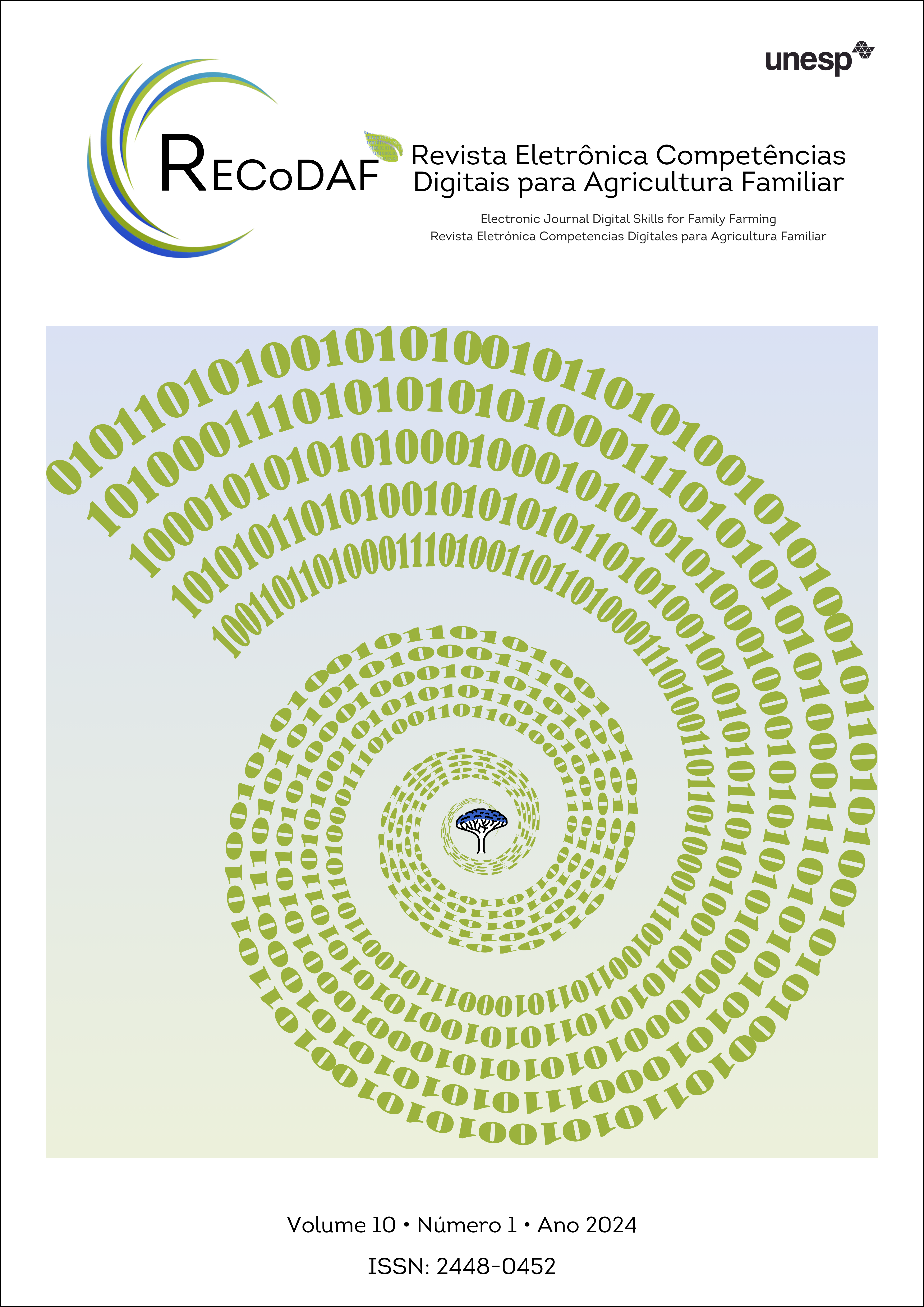 					Visualizar v. 10 n. 1 (2024): Revista Eletrônica Competências Digitais para Agricultura Familiar (RECoDAF)
				