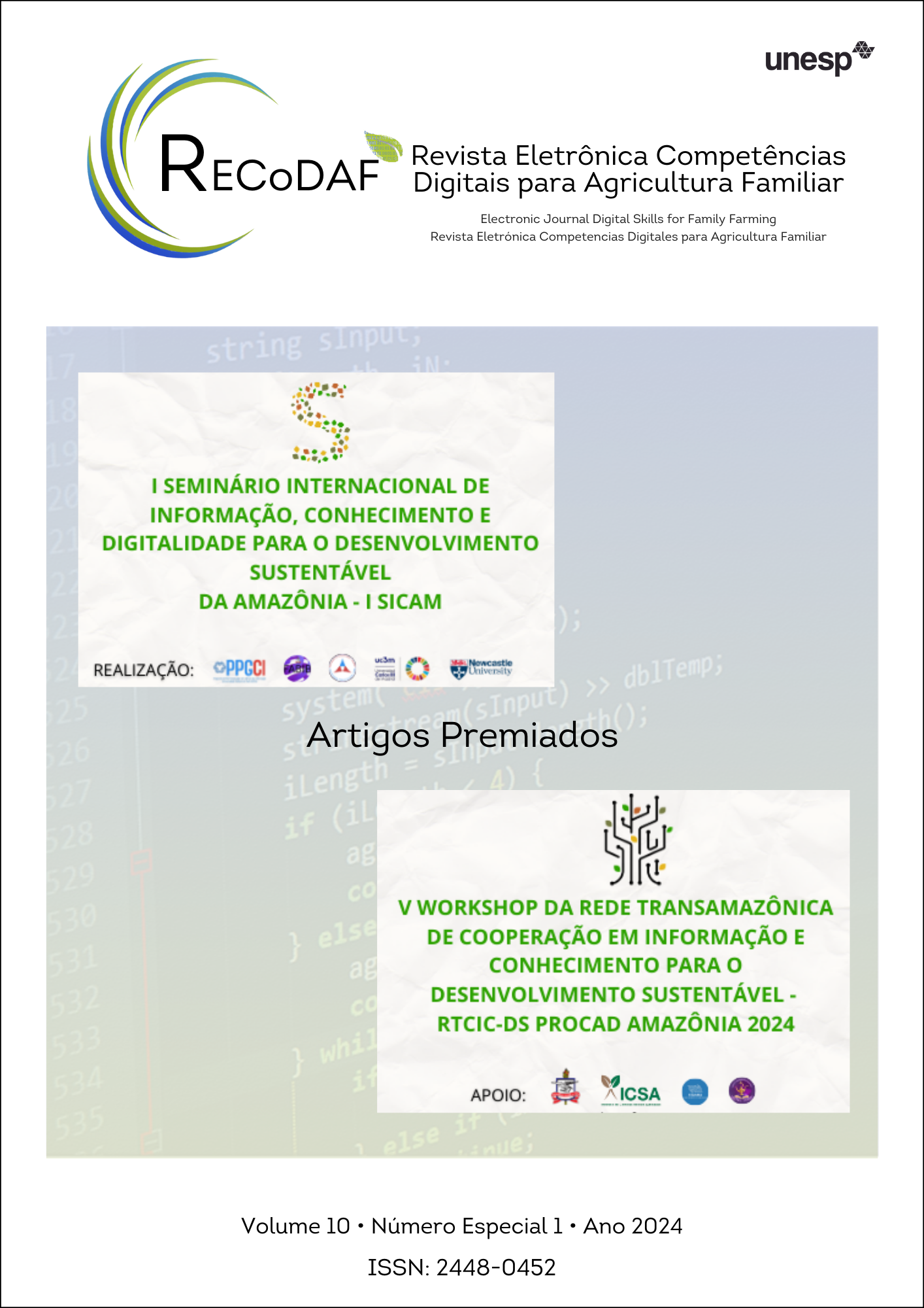 					Visualizar v. 10 n. esp. 1 (2024): I Seminário Internacional Informação, Conhecimento e Digitalidade para o Desenvolvimento Sustentável da Amazônia – I SICAM / V Workshop da Rede Transamazônica de Cooperação em Informação e Conhecimento para o Desenvolvimento Sustentável – RTCIC-DS 2024 PROCAD AMAZÔNIA
				